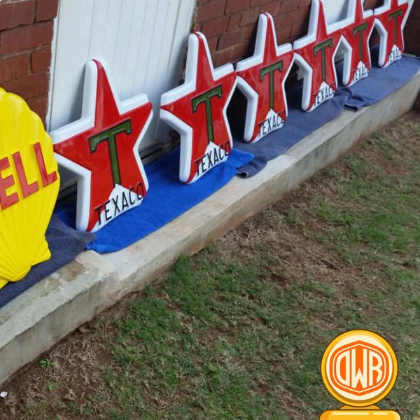 Texaco Cast Aluminium Sign